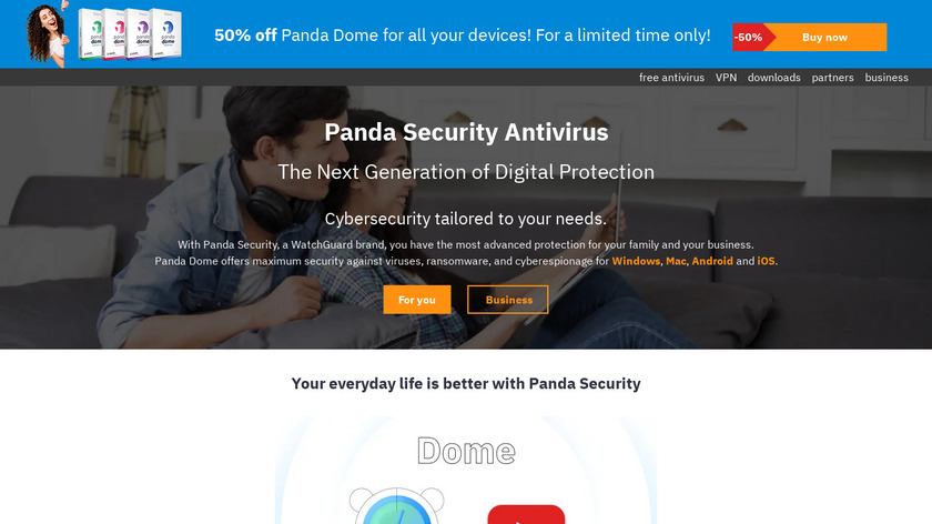 Panda Security Landing Page