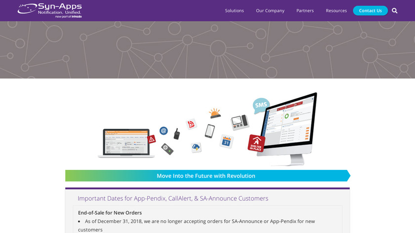 SA-Announce Landing Page