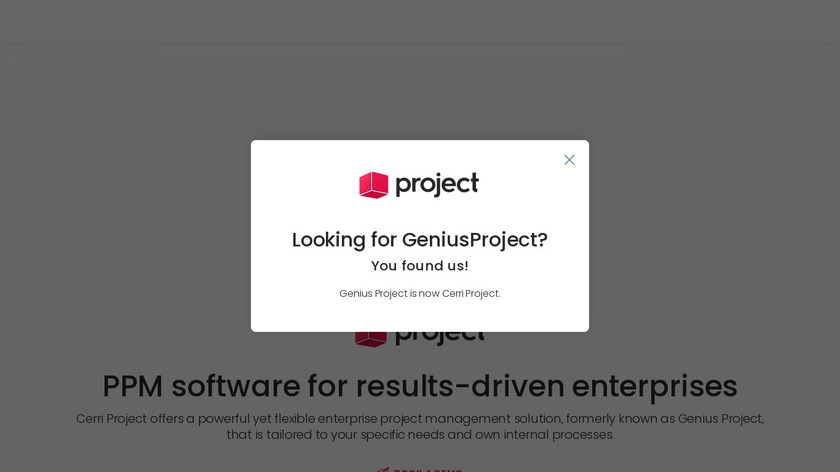 Genius Project Landing Page