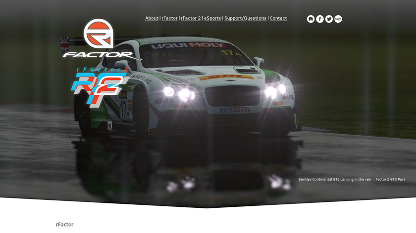 rFactor Landing Page