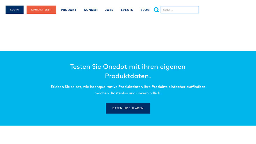 Onedot Landing Page