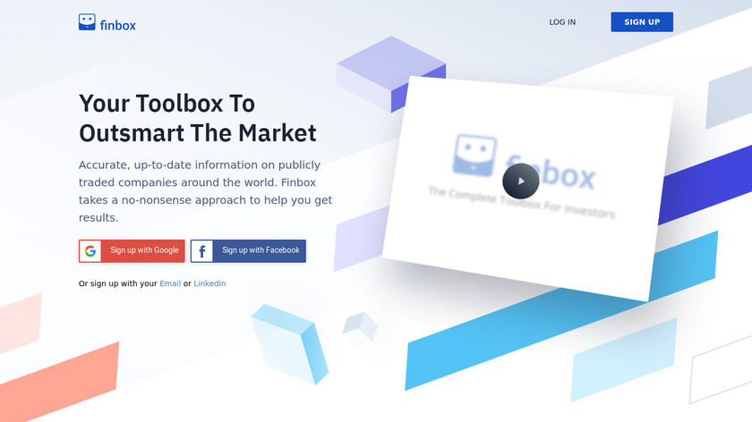 finbox.io Landing Page