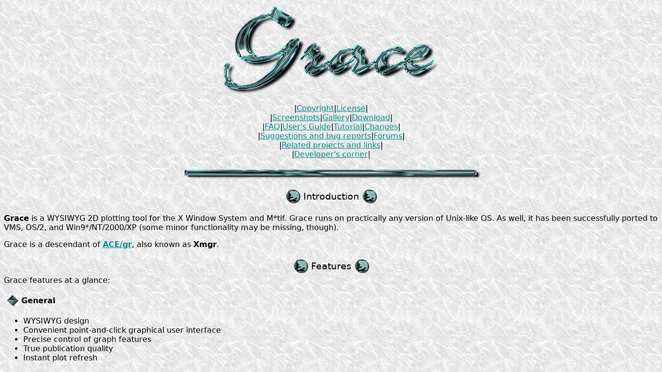 Grace Landing page