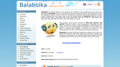 Balabolka screenshot