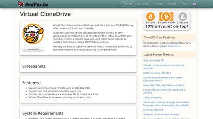 Virtual CloneDrive image