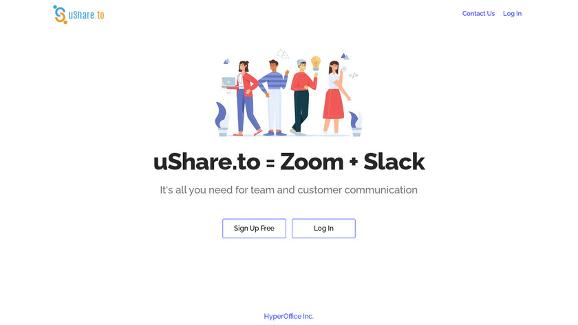 uShare.to Landing Page