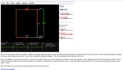 Circuit Simulator screenshot