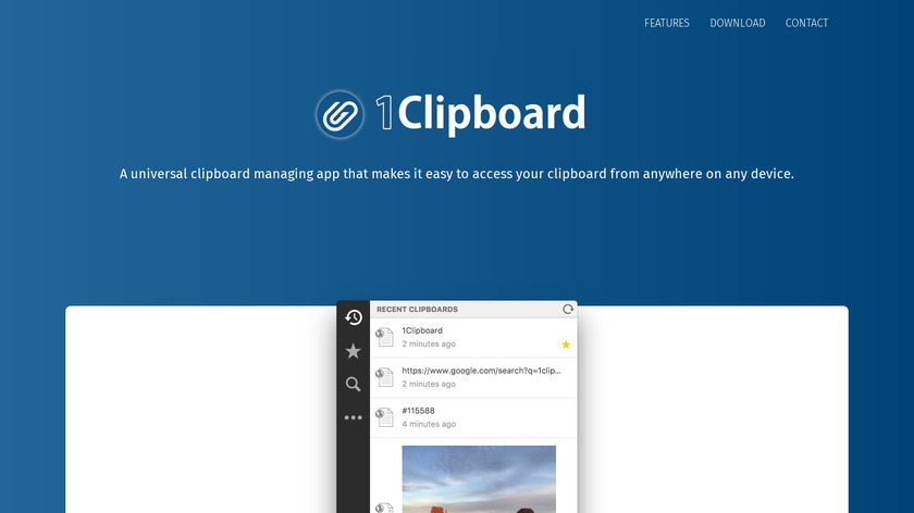 1clipboard Landing Page