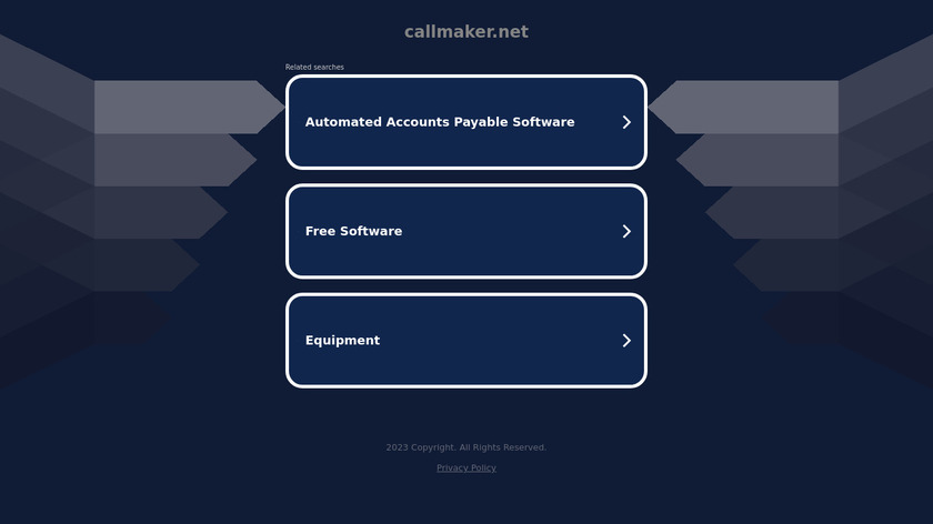 Callmaker Landing Page