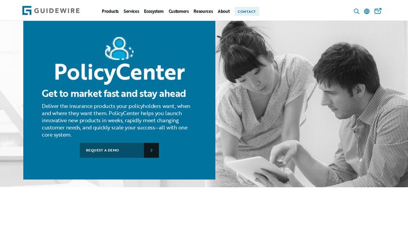 PolicyCenter Landing Page
