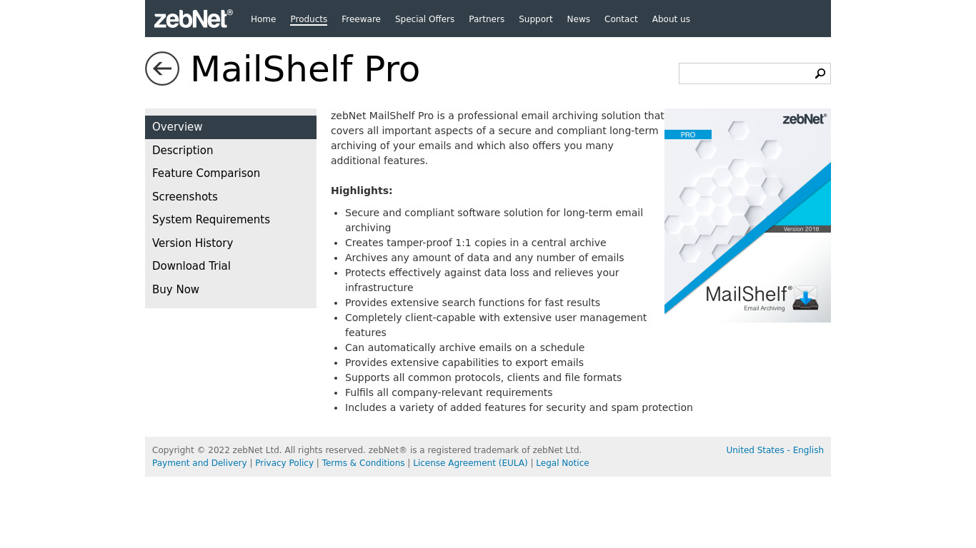 MailShelf Pro Landing page