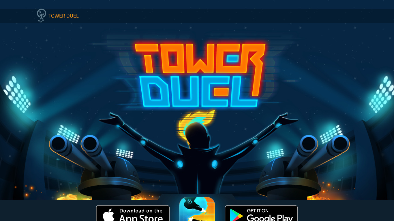 Tower Duel Landing page