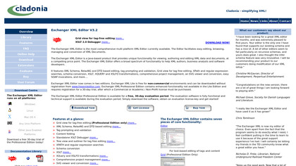 Exchanger XML editor image