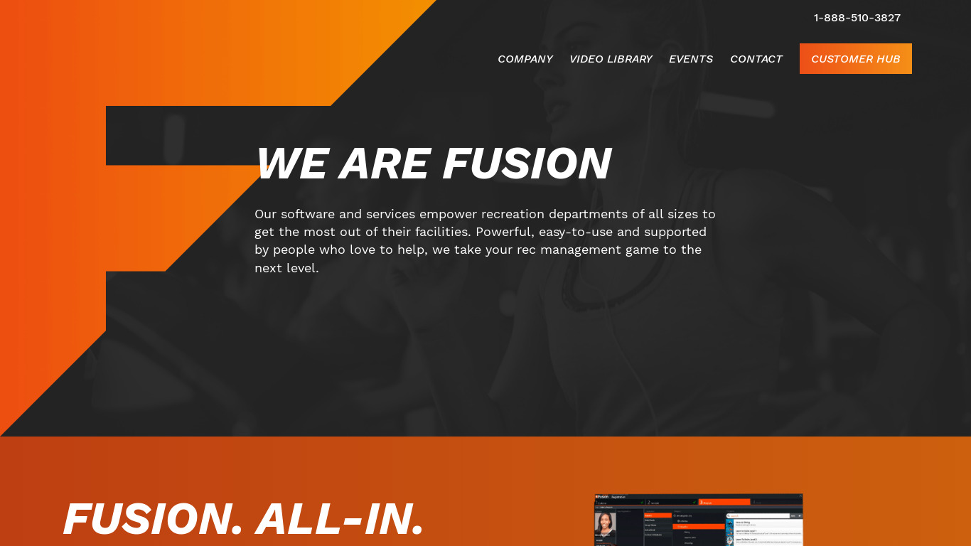 InnoSoft Fusion Landing page