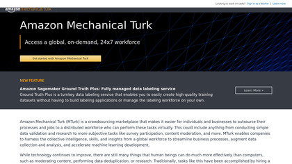Amazon Mechanical Turk image