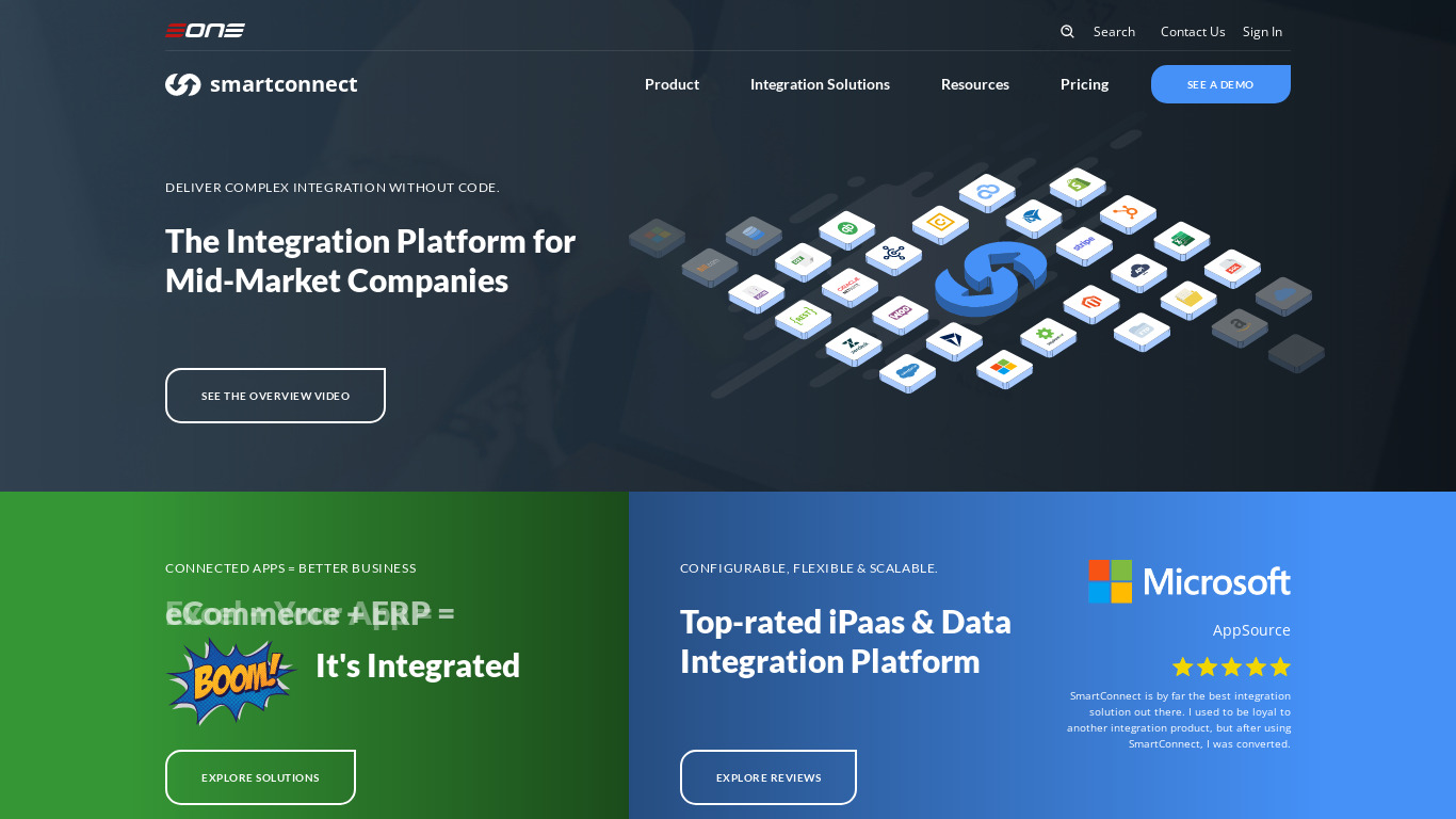 SmartConnect Landing page
