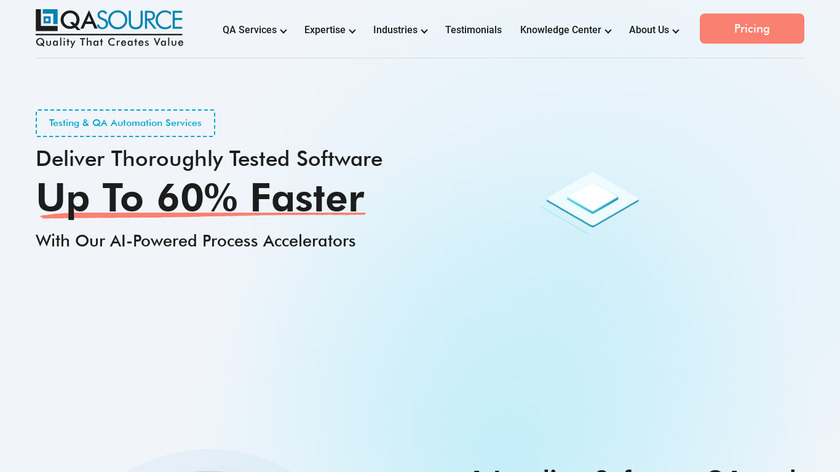 QASource Landing Page