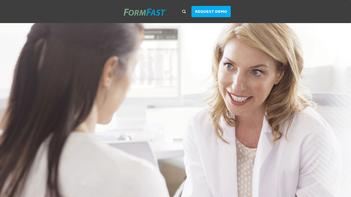 FormFast Landing page