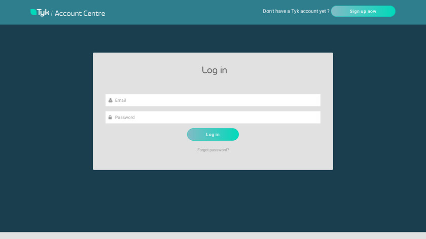 Tyk Cloud Landing Page