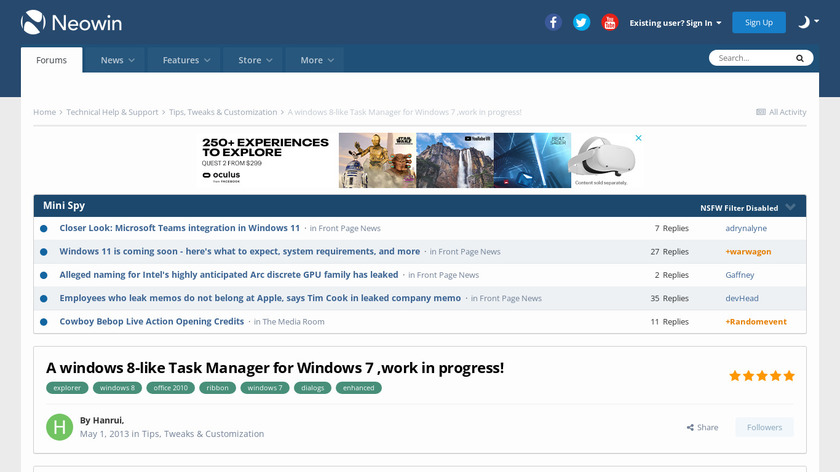 DBCTaskman Landing Page