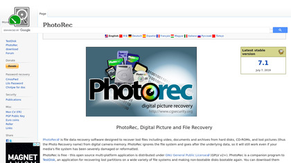 PhotoRec image