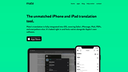 Mate Translate iOS Safari Extension image