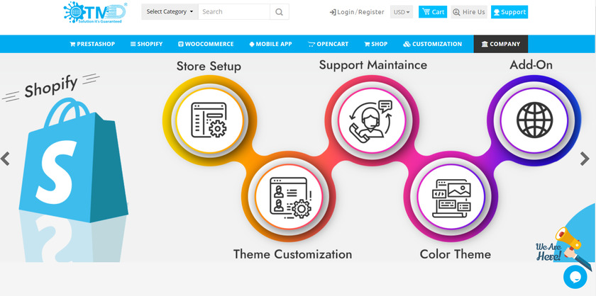 TMD Extensions Landing Page