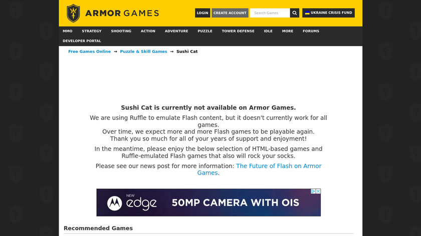 Sushi Cat Landing Page
