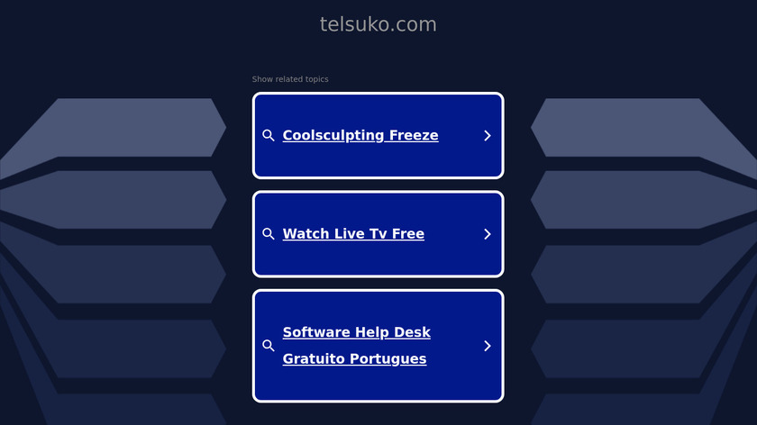 Telsuko Landing Page