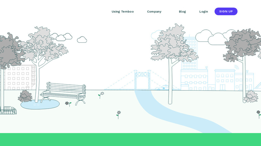 Temboo Water management Landing Page
