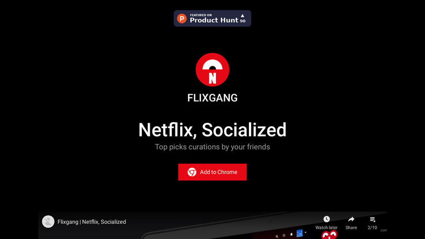 Flixgang Landing Page