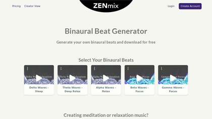 Binaural Beat Generator image