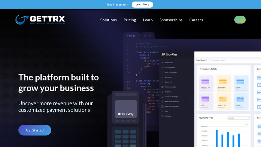 GETTRX Landing Page