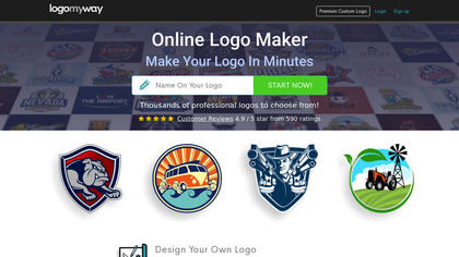 LogoMyWay Online Logo Maker image