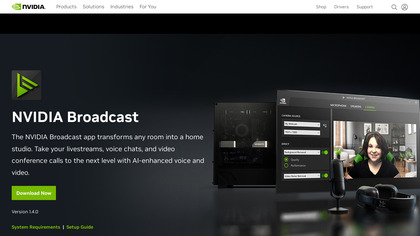 NVIDIA Broadcast image