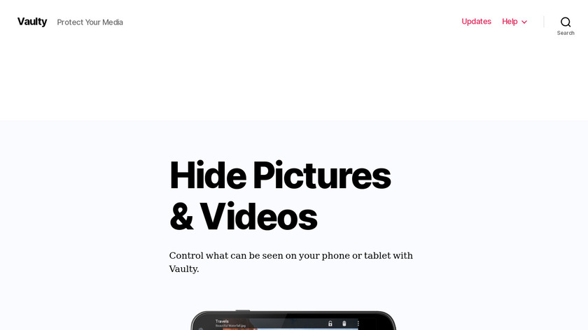 Vaulty Stocks Landing Page