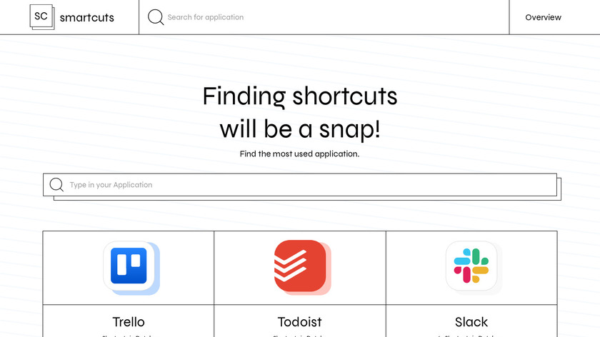 smartcuts.io Landing Page