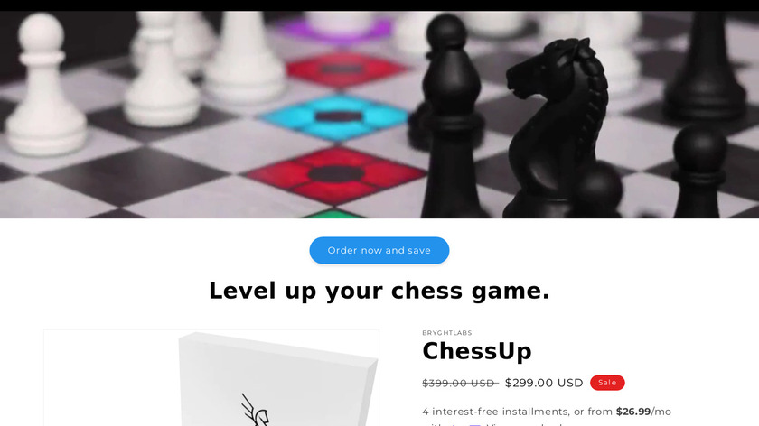 ChessUp Landing Page