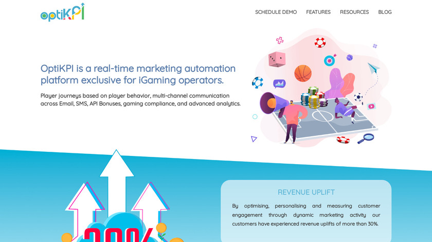 OptiKPI Landing Page