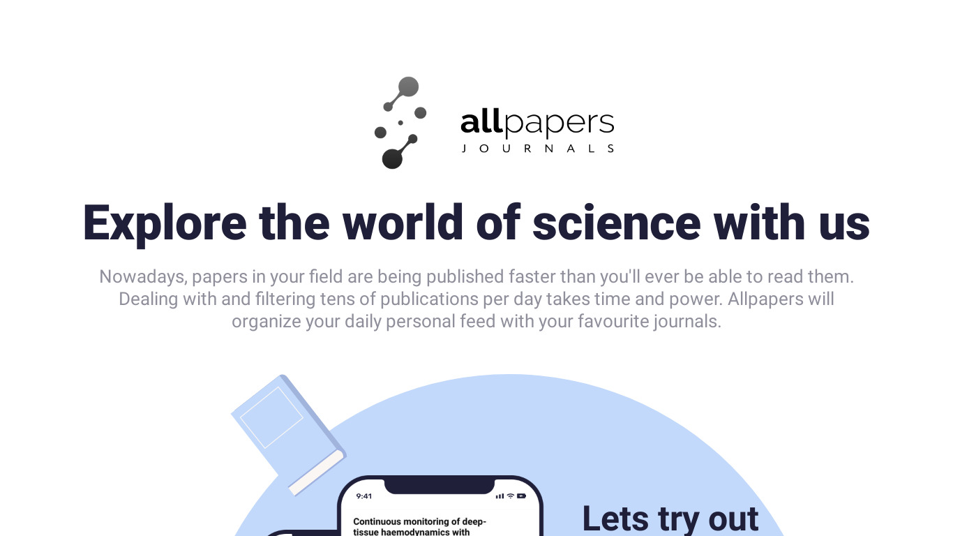 Allpapers Landing page