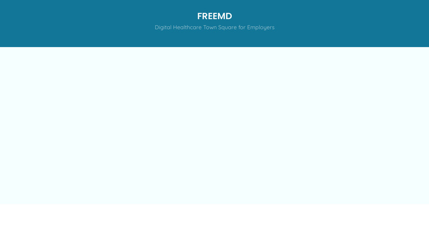 freemd Landing Page