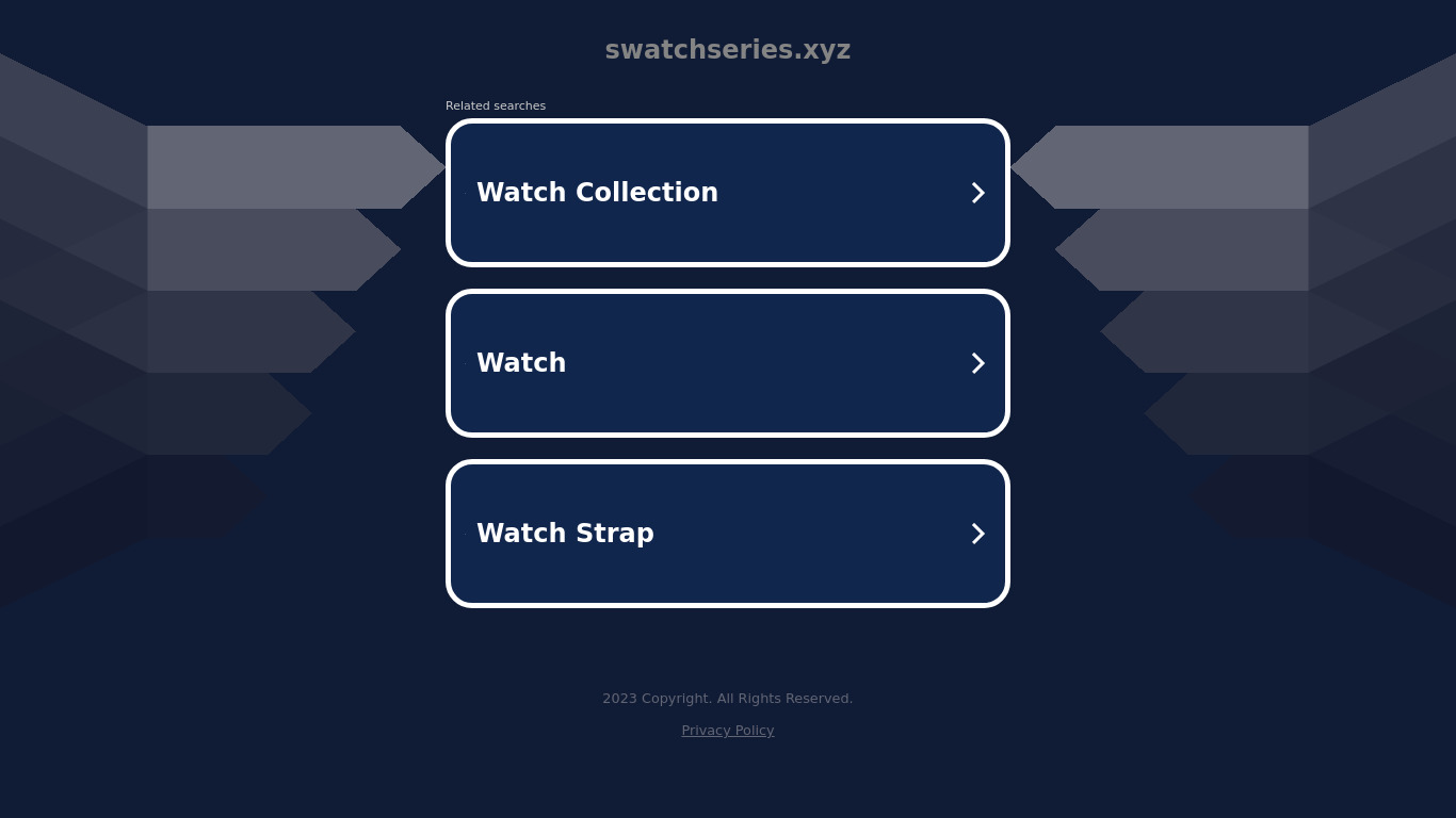 Swatchseries.xyz Landing page