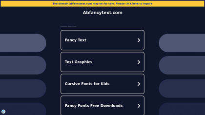 AB Fancy Text image