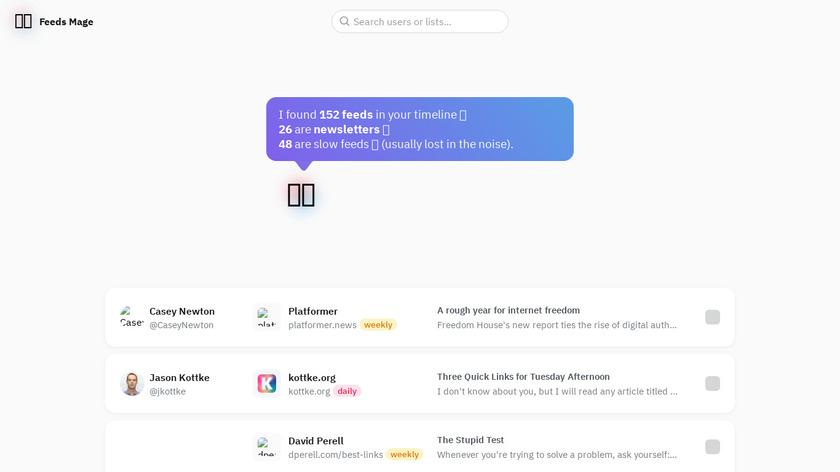 Feeds Mage Landing Page
