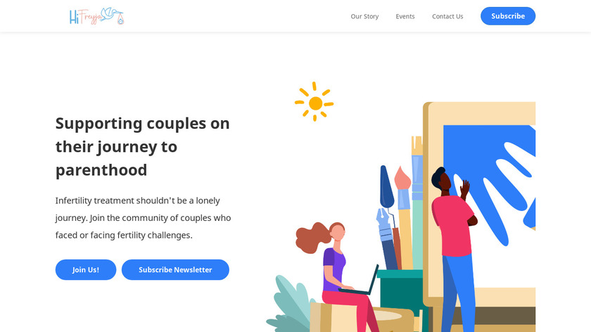 HiFreyja Landing Page