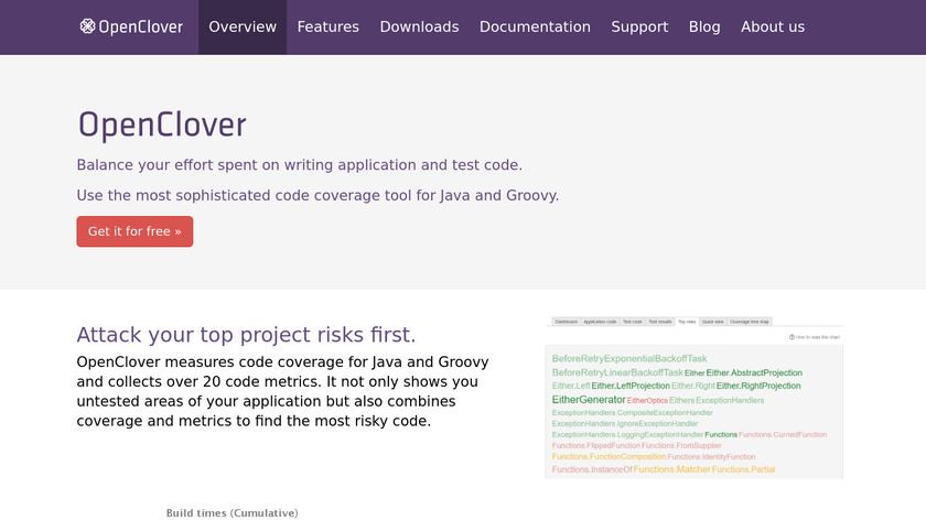 OpenClover Landing Page