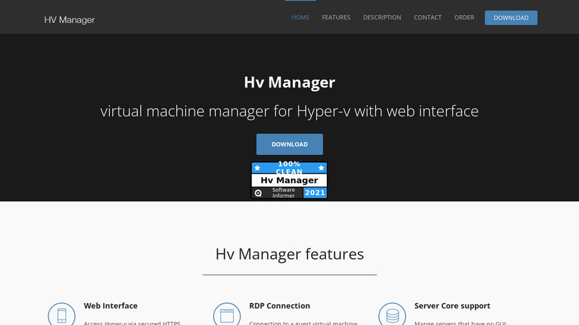 Hv Manager Landing Page