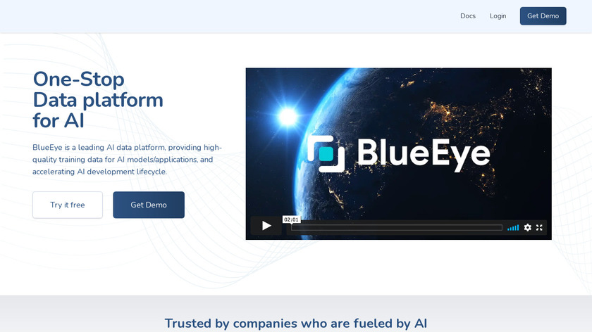 BlueEye.AI Landing Page
