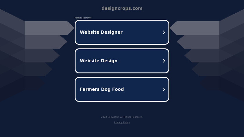 DesignCrops Landing Page