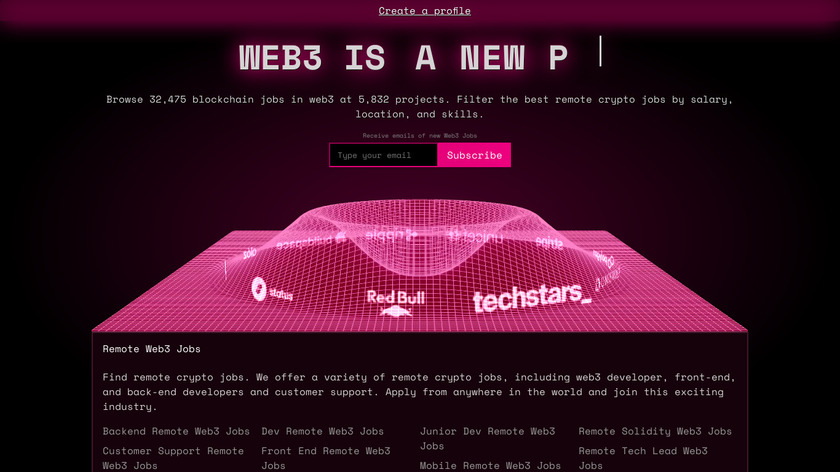 Web3 Jobs Landing Page
